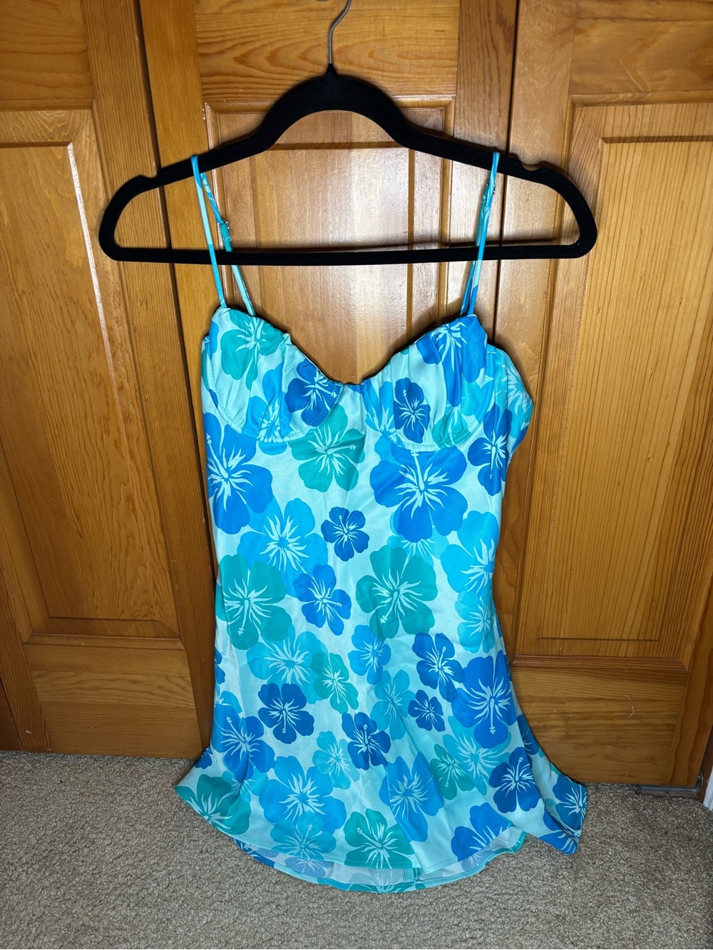 Zara Blue Floral Dress